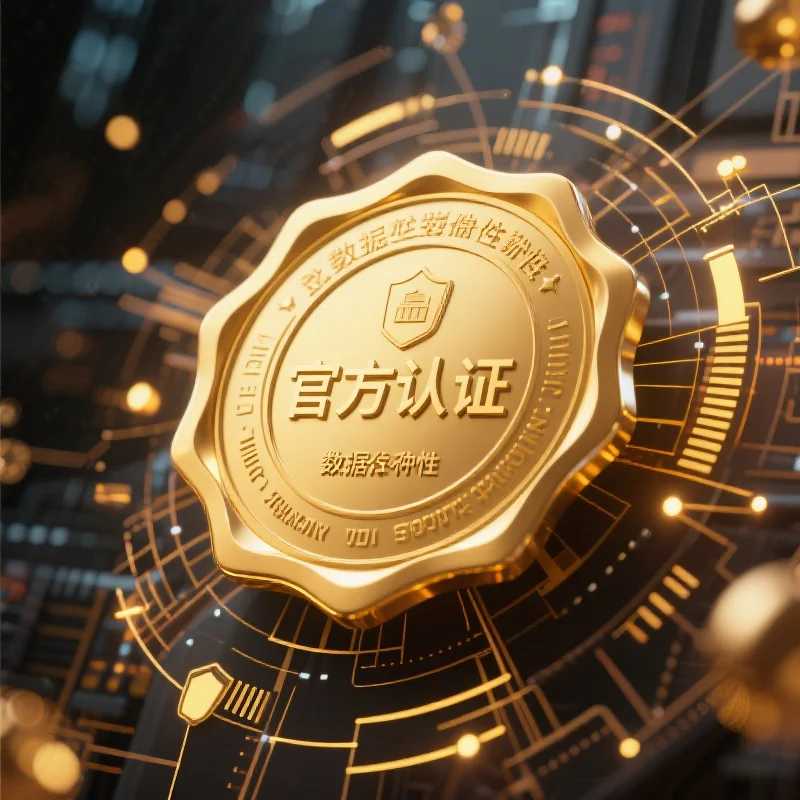 官方认证徽章象征权威与准确